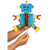 S&S Worldwide Robot Pull Toys Craft Kit (Pack of 12)