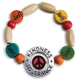 S&S Worldwide Kindness Bracelet Craft Kit (Pack of 24)