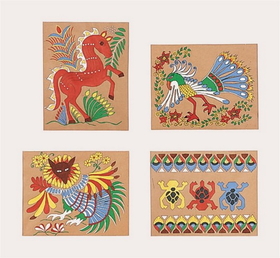 S&S Worldwide Mexican Bark Painting Craft Kit