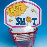 S&S Worldwide Hot Shot Basketball Craft Kit