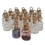 Solid Oak Mini Glass Vials With Cork And Eyelet Pk24, Price/24 /Pack