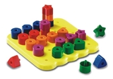 S&S Worldwide Stacking Shapes Pegboard