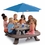 Little Tikes Fold N Store Picnic Table with Umbrella, Price/each