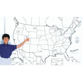 Pacon United States Map Learning Wall