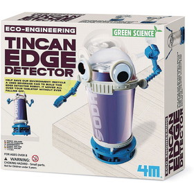 Toysmith 4M Green Science Tin Can Edge Detector Robot Kit