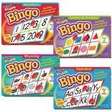 TREND Enterprises Beginner Bingo 1 Bingo Games Combo Set (Set of 4)