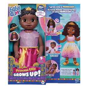 Hasbro LR4421 Hasbro&#174; Baby Alive Princess Ellie Grows Up!, Black Hair