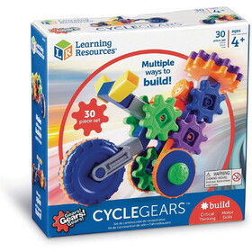 Learning Resources LR4465 Learning Resources Gears! Gears! Gears! Cycle Gears Construction Toy