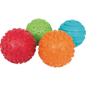 LEARNING ADVANTAGE READY 2 LEARN Paint and Dough Texture Sensory Spheres (Set of 4)