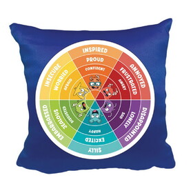 Open The Joy Weighted Pillow with Emotion Wheel