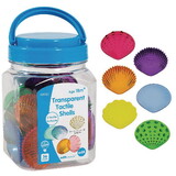 LEARNING ADVANTAGE Transparent Tactile Shells (Set of 36)
