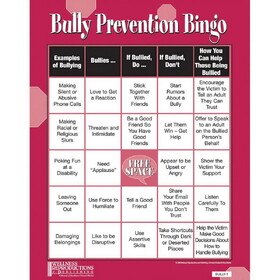 The Guidance LR4712 Bully Prevention Bingo Game for Preteens & Teens