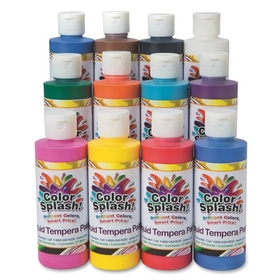 8-oz. Color Splash! Liquid Tempera Paint Assortment