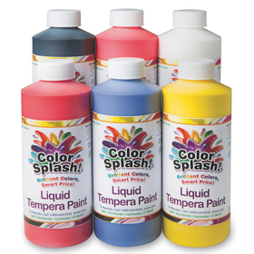 16-oz. Color Splash! Liquid Tempera Paint Assortment