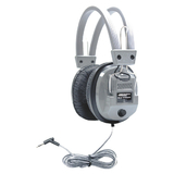 Hamilton Buhl Hamilton Stereo/Mono Deluxe Headphones, 4-in-1 design w/ volume control