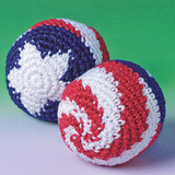 US Toy Patriotic Knit Kick Sacks