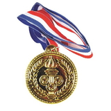 Us Toy Olympic Style Gold Medal with USA Themed 24