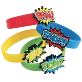 U.S. Toy Super Hero Rubber Bracelet Pack