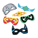 U.S. Toy Foam Superhero Masks (Pack of 12)