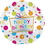 CTI Industries Happy Birthday 17" Mylar Balloons, Round & Polka-Dotted (Pack of 10), Price/10 /Pack