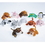 U.S. Toy Small Plush Sitting Stuffed Animal Assortment (Pack of 12), Price/12 /Pack