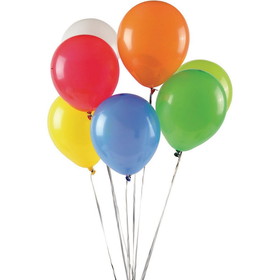 US Toy Assorted Color Latex Balloons, 9" (Pack of 144)