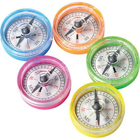 US Toy NL618 Assorted Color Mini Compass Toys (Pack of 36)
