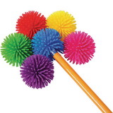 US Toy NL625 Mini Spiky Porcupine Hedge Ball Pencil Topper (Pack of 12)