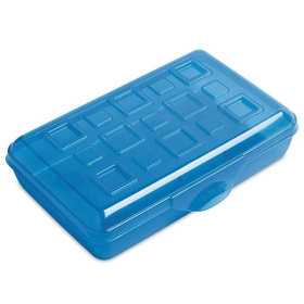 Sterilite Stackable Pencil Boxes With Snapping Lid Value Pack