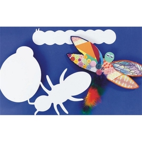 S&S Worldwide Precut Cardboard Shapes Large - Insects