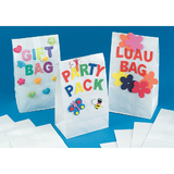 Pacon White Paper Bags