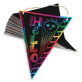 Scratch Artist&#174; Pennant Flags (Pack of 100)