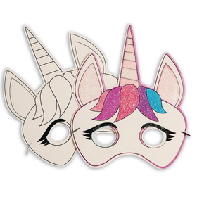 S&S Worldwide Unicorn Half Mask (Pack of 24)