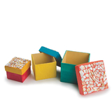 S&S Worldwide Paper Mache Nested Boxes - Square