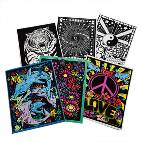 S&S Worldwide Velvet Art Folders