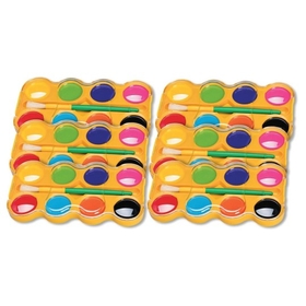 Color Splash! Jumbo Watercolor Trays Bulk Pack