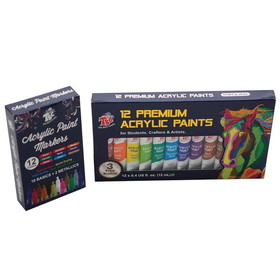 Acrylic Paint Starter Pack (Kit of 24)