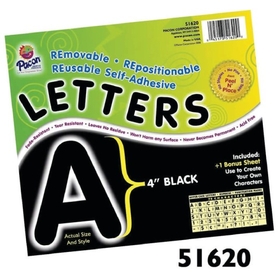 Pacon Self-Adhesive 4" Letters