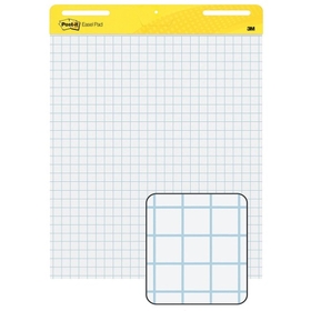 3M Post-It Graph Paper Easel Pad, 25" x 30"