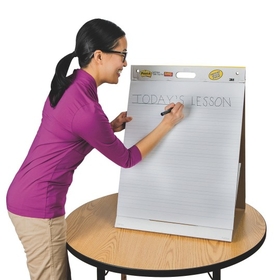 3M Post-It Tabletop Easel Pad with Primary Lines, 20" x 23"