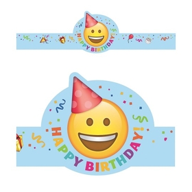 Emoji Fun Happy Birthday Crowns