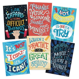 Creative Teaching Press What's Your Mindset Poster (Pack of 6)