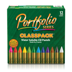Crayola Portfolio Series Water-Soluble Oil Pastels Classpack