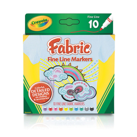 Crayola Fineline Fabric Markers