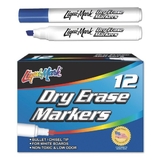 Chisel Tip Dry Erase Markers, Blue