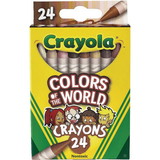 Crayola SC1361 Crayola® Colors of the World Crayons (Box of 24)