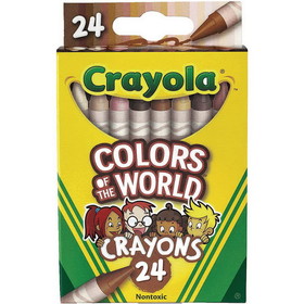 Crayola SC1361 Crayola&#174; Colors of the World Crayons (Box of 24)