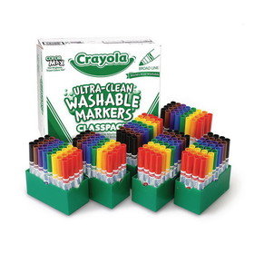Crayola SC1363 Crayola&#174; Ultra-Clean&#174; Washable Marker Classpack (Pack of 192)