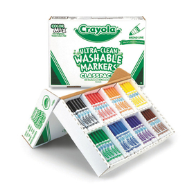 Crayola Ultra-Clean Washable Marker Classpack, Set of 200