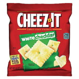 Cheez-It Baked Snack Cheese Crackers, White Cheddar, Single Serve, 1.5-oz. Bags (Case of 60)
